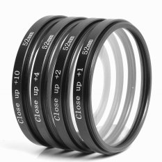 52mm Essential Lens Filter Set untuk Nikon D7000 D5100 D3200 D3100 D3000 D90 LF131-SZ (Hitam)