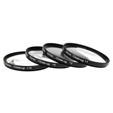 52 Mm Makro Close Up Set Filter + 1 + 2 + 4 + 10 dengan Kantong untuk Nikon D7200 D5200 D3200 D3100 canon Sony Pentax DSLR