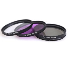 52MM UV CPL FLD Filter Kit for Nikon D5200 D5100 D5000 D3200 D3100 -Intl(Multicolor)