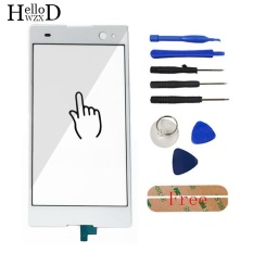 5.5 Inch Touch Glass Screen Digitizer Panel untuk SONY Xperia C3 D2533 D2502 Lensa Sensor FLEX Kabel + Alat Gratis Adhesive (Putih) -Intl