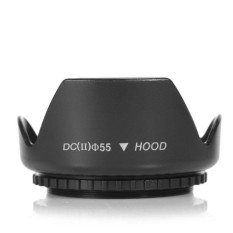55 Mm Dudukan Baut Bunga Lensa Mahkota Hood Bentuk Kelopak 55 Mm untuk Perkakas Bertualang