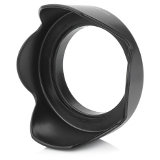 58 mm kamera Canon kelopak bunga kerudung untuk lensa 18~55 mm - Hitam