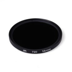 58 mm IR720 infra merah infra-merah inframerah optik saring 720nm
untuk Nikon Canon