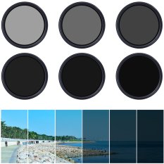 58 mm lensa tipis Fader variabel ND filter ND2 untuk ND400 untuk
Canon 1100D 600D