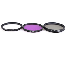 58 Mm UV CPLE FLD Kit Filter untuk Canon EOS 500D 550D/Rebel T3i T2i T1i SLR
