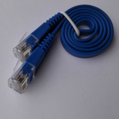 5 M Flat UTP Ethernet Kabel Jaringan (Biru)