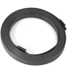 5M HDMI V1.4 A Type Male to Male HD Flat Cable with 24K Gold Platedfor HDTV Projector TV Box Computer etc JYYd13283 - intl