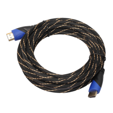 5 M Baru Dikepang Kabel HDMI V1.4 AV HD 3D untuk PS3 Xbox HDTV Meter 1080 P-Intl