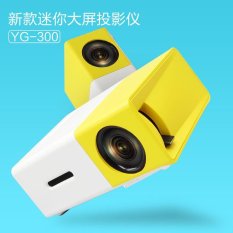 5 Pcs LCD Portabel 1080 P LED Proyektor mini Home Cinema Cinema With 3 In 1 USB/AV/ Kabel HDMI And Stand