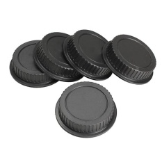 5 Pcs Belakang Tutup Lensa Pelindung Debu untuk Canon EF Ialah-S EOS Seri Lensa Hitam-Intl