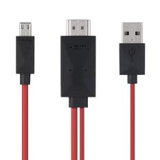 6.5 Kaki MHL 11 PIN MICRO USB Ke HDMI Kabel Adaptor 1080 P HDTV untuk Samsung Galaxy, Catatan, Galaxy Tab, GALAXY NOTE-Intl