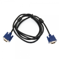 6 Ft SVGA Monitor VGA Male To Male Kabel Ekstensi untuk Laptop, Desktop dan Proyektor (Biru)