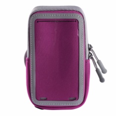 6 Inch Kolam Olahraga Universal Sejuk Kapasitas Besar Layar Sentuh Arm Band Case ARM Bag Gym Pounch Menjalankan Aksesori- INTL