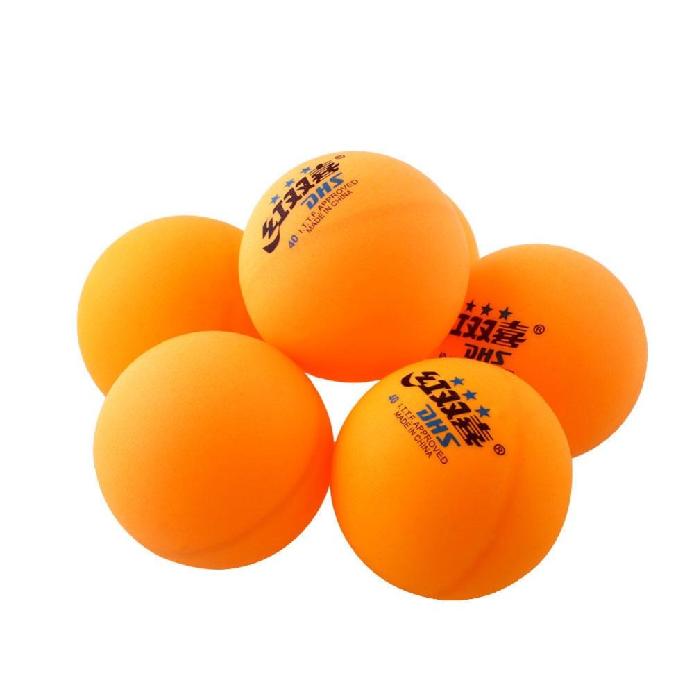 6 Pcs 3 Bintang DHS 40mm Tenis Meja Olimpiade Ping Pong Balls Tahan Lama-Intl