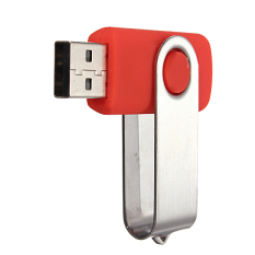 64 GB USB 2.0 Yang Dapat Disesuaikan Dilipat Flashdisk Stik Memori Drive Penyimpanan Data Jempol Merah