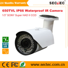 650TVL IP66 Waterproof IR Kamera Megapixel 2.8-12mm Manual Zoom Lensa Kamera Analog 650tvl Kamera Keamanan Whole Sale