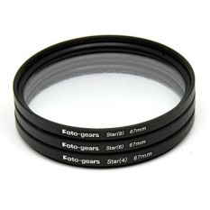 67mm Star-Effect Cross Filter Starburst Twinkle Efek Filter Tiffen 4 6 8 Set untuk Canon Nikon -Intl