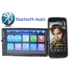 7 Inch 2 DIN Tombol Putar Pengatur Bluetooth Kontrol Mobil MP4 MP5 Radioplayer Dukungan Layar Sentuh Rear View Kamera DVR Di Video FM Usbaux In- internasional