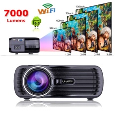 7000 Lumens Uhappy U80 PRO Multimedia Android6.0 1080 P LED WIFI Cinema Proyektor AU Plug-Intl