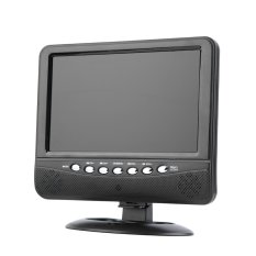 7 Inch TFT LCD Warna Portable TV dengan Sudut Lebar Dukungan SD/MMC Card USB Flash Disk (hitam) -Intl