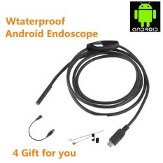 7mm Lensa 1.5 M Android OTG Phone Endoscope IP67 Borescope LED Kamera Ular Video-Intl