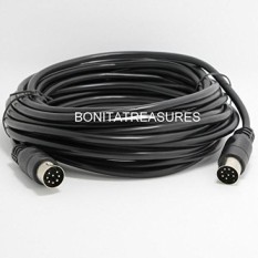 8 Pin Ukuran Besar DIN 12 Kaki Kaki Black Kabel Pria-Pria Midi Audio Kawat 12 Kaki untuk PEAVEY Sanpera Pedal-Intl