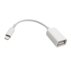 8-PIN OTG To USB 2.0 Female Adapter Kabel untuk Di Atas IOS 9.2 IPhone IPad 4 IPad Air Ipad5 IPad Mini (Putih) -Intl