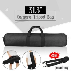 80 Cm Hitam Padded Strap Camera Tripod Carry Bag Case untuk Manfrotto Gitzo Velbon-Intl