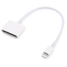 8pin untuk 30pin Kabel Konverter Male To Female Dock (putih)-Intl