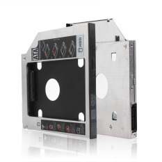 9.5mm/0.4 Inch Universal Second HDD Hard Drive UltraBay SLIM Caddy Modul Adaptor untuk Lenovo Y400 Y500- INTL