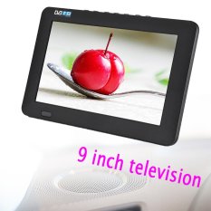 9 Inch Digital Analog Televisi Resolusi Portable TV-Internasional