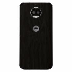 9Skin - Premium Skin Protector for Case Motorola Moto G5S Plus - Wood Texture - Black