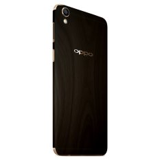 9Skin - Premium Skin Protector untuk Case Oppo F1 + Plus - Wood Texture - Hitam