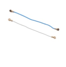 Sepasang Putih & Biru Antena Suku Cadang untuk Samsung Galaxy S5 G900 (OEM)-Intl