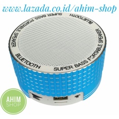 A11 Super Bass Portable Speaker Bluetooth Stereo Music Wireless FREE USB Cable 46cm With 3 Connector (Blue Metallic)