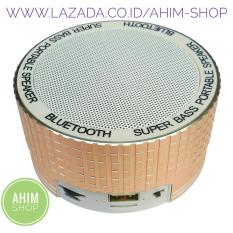A11 Super Bass Portable Speaker Bluetooth Stereo Music Wireless FREE USB Cable 46cm With 3 Connector (Golden)
