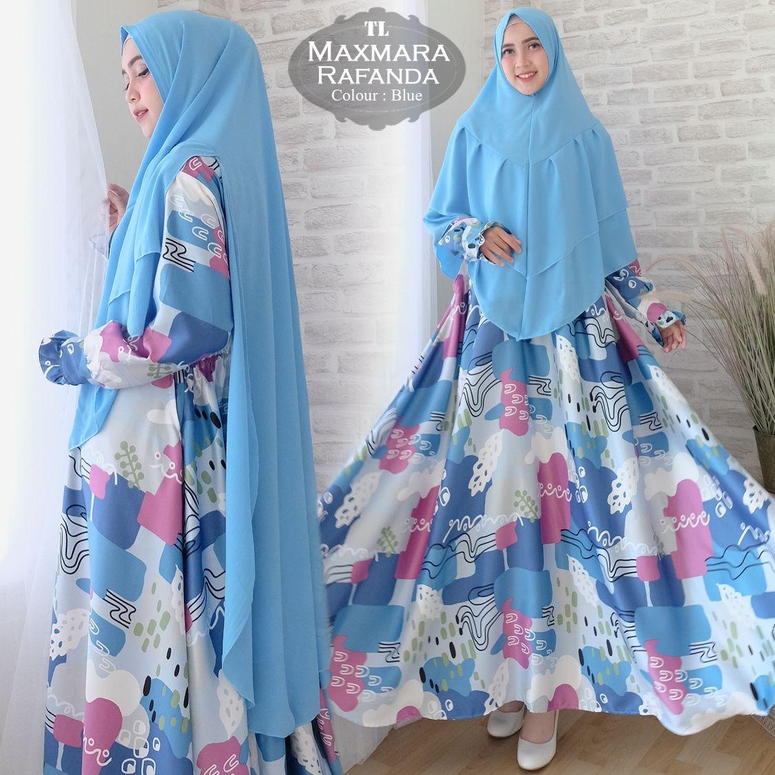 A2/GAMIS SYARI MAXMARA RAFANDA JUMBO/GAMIS SYARI 1 SET BAJU SAMA JILBAB/GAMIS MOTIF TREND MASA KINI/GAMIS FASION LD 120 CM PJ 145 CM BAGUS DAN MURAH