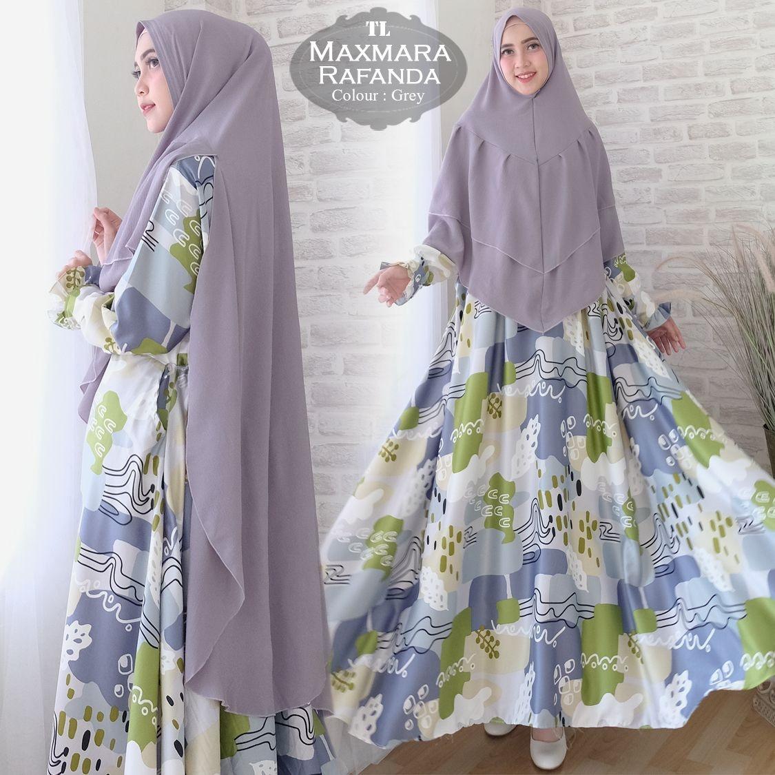A2/GAMIS SYARI MAXMARA RAFANDA JUMBO/GAMIS SYARI 1 SET BAJU SAMA JILBAB/GAMIS MOTIF TREND MASA KINI/GAMIS FASION LD 120 CM PJ 145 CM BAGUS DAN MURAH