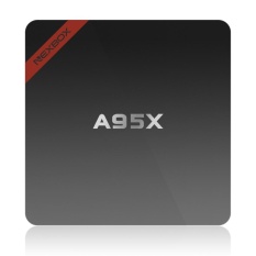 A95X Smart Android TV Box Android 6.0 Amlogic S905X Quad-Core 64 Bit VP9 UHD 4 K 1g /8g Mini PC WIFI & LAN H.265 DLNA Miracast HD Media Player Steker AS-Internasional