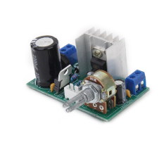 AC/DC 3-40 V LM317 Regulator Tegangan Yang Dapat Diatur Langkah-Bawah Modul Sumber Daya Listrik