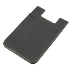 AC Merssavo 2 Pcs Universal Ultra-slim Silicone 3 M Stiker Perekat Kantong Slot Kartu Kredit Pemegang Kartu Telepon -Intl
