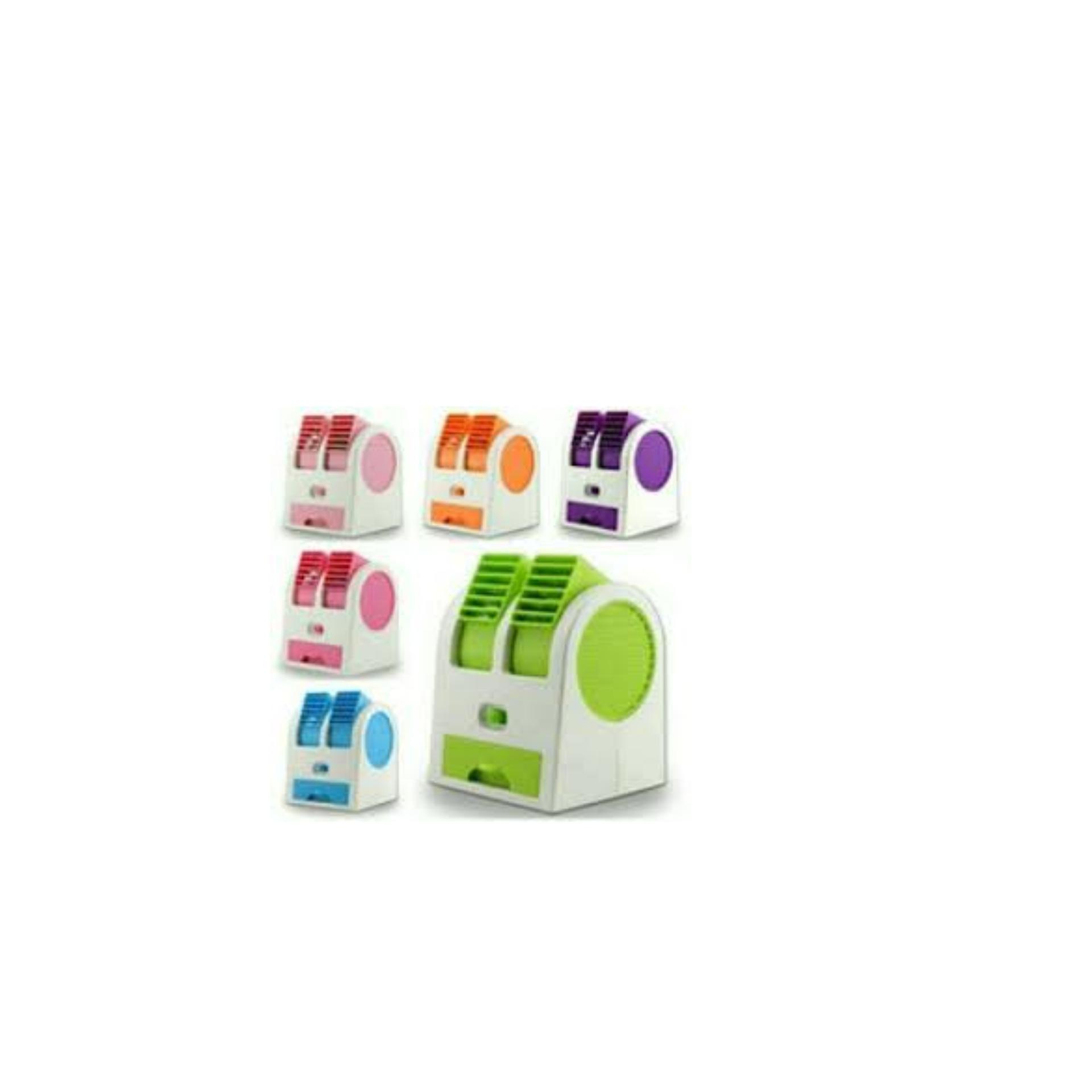 AC Mini Fan Portable USB Super Dingin - Orange
