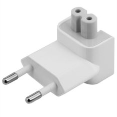 AC Plug Power Adapor 2 Pin Competible / Adapter Kaki 2 Untuk Apple/iPad/Macbook - White