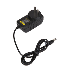 AC ke DC 5.5 mm x 2.1 mm 5.5 mm x 2.5 mm 12 V 1 Amp switch catu daya adaptor AU - Internasional