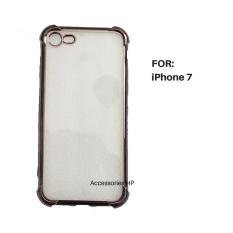 Accessories HP Anti Shock / Anti Crack List Chrome Soft Case for iPhone 7 - Hitam
