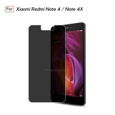 Accessories Hp ANTI SPY Tempered Glass Premium Screen Protector Privacy For Xiaomi Redmi Note 4 / Note 4X Versi Mediatek