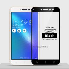 Accessories Hp Full Cover Tempered Glass Warna Screen Protector for Asus Zenfone Live ZB501KL - Black