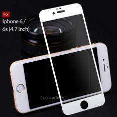 Accessories Hp Full Cover Tempered Glass Warna Screen Protector for Iphone 6 / 6s (4.7 inch) - White