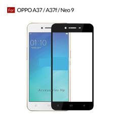 Accessories Hp Full Cover Tempered Glass Warna Screen Protector for Oppo A37 / A37f / Neo 9 - Black