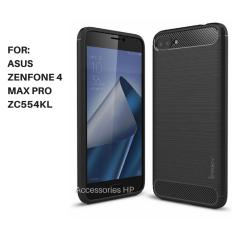 Accessories HP Premium Quality Carbon Shockproof Hybrid Case for ASUS Zenfone 4 Max Pro ZC554KL - Black